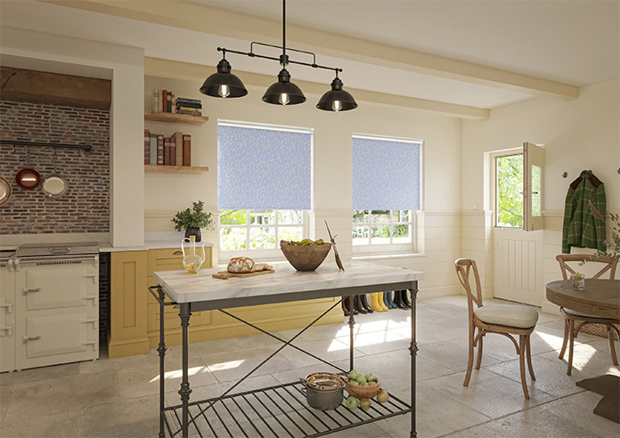 Ditsy Spring, Periwinkle - Roller Blind - Image 7